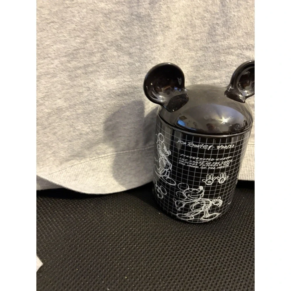 Disney‎ Mickey Mouse Canister Sketch Art Mickey Ears Lid Black OS
